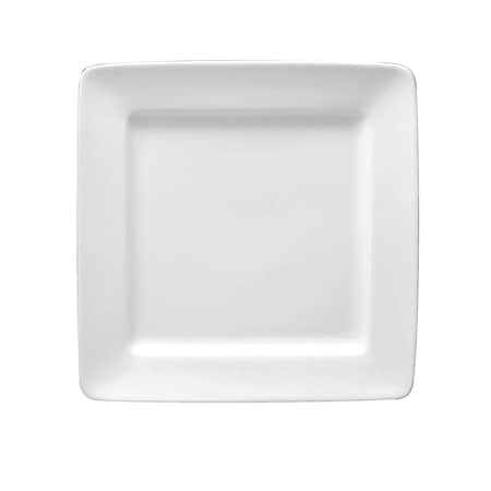 Oneida Oneida 10.25" Buffalo Bright White Square Plate, PK12 F8010000149S